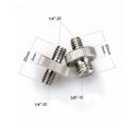 thumbnail image 4 of RUNROTOO 6Ud Adaptador De Tornillo Plateado Para Cámara Con Rosca Estándar, 4 of 7