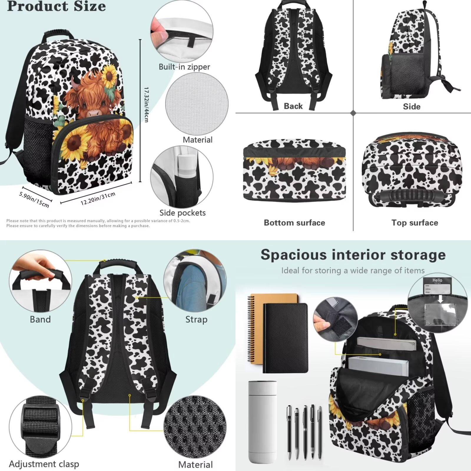 Pzuqiu Green Axolotl 4 Piece Back Pack for School Boys Kids Backpacks for Boys Lunch Bag with Pencil Bag Water Bottle Holder Travel Daypack Camping Schoolbag 17 Inch
