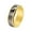 Gold, variant on PAMTIER Men's Women's Stainless Steel 8MM Creative Vintage Camouflage Rotatable Ring Gold Size 13