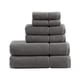 thumbnail image 1 of Vera Wang - Toallas De Baño Muy Absorbentes Y Súper Suaves, Esenciales Para El Baño Con Certificación Oeko-Tex (Modern Lux Grey, 6 Piezas), 1 of 1