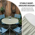 thumbnail image 2 of Sage Green Botanical Round Tablecloth for 55-60 Inch Tables, Fitted Table Cover with Elastic Edge, Spring Floral Leaf Waterproof Outdoor Table Cloth Protector for Patio Garden Dinner Picnic, 2 of 9
