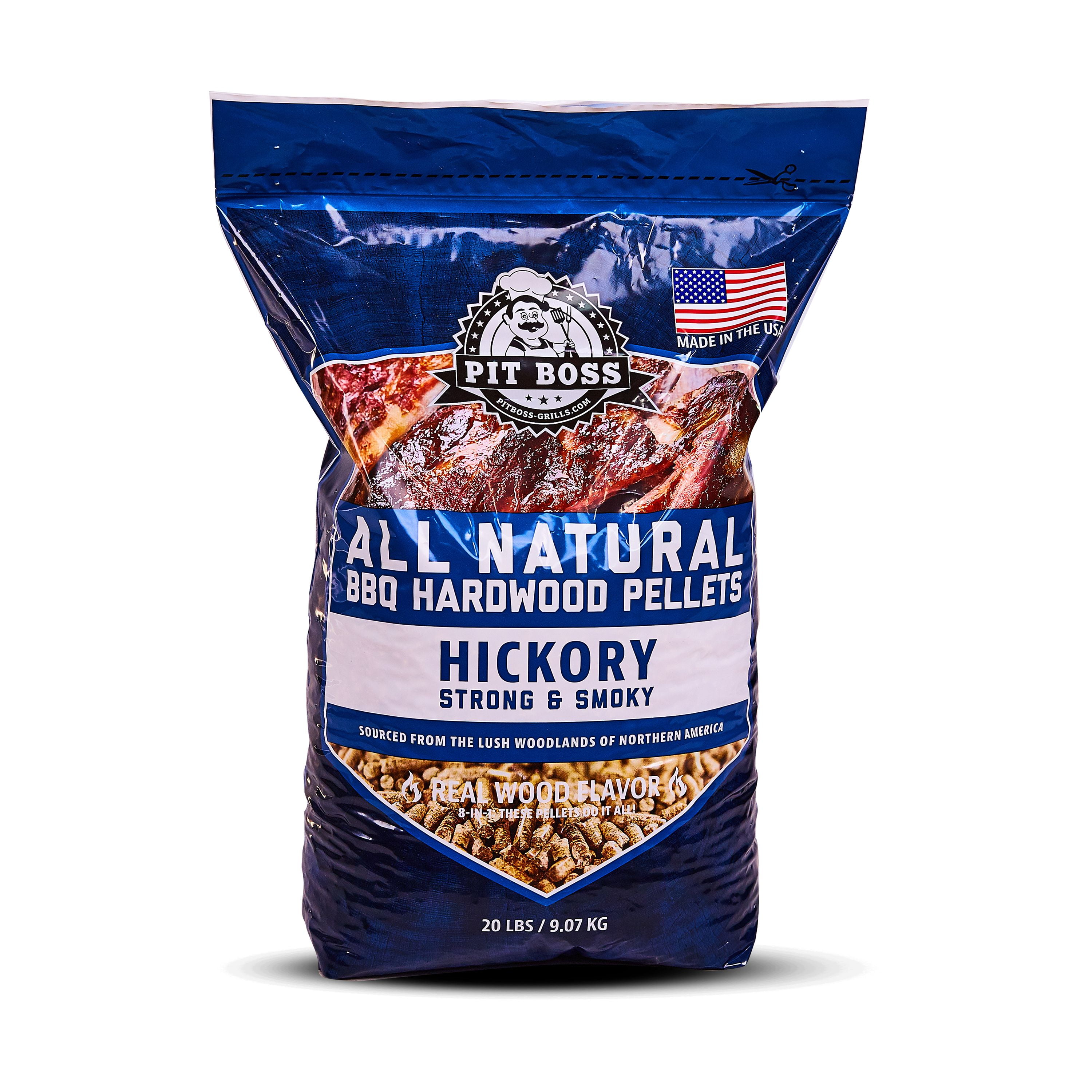 pit boss hickory pellets