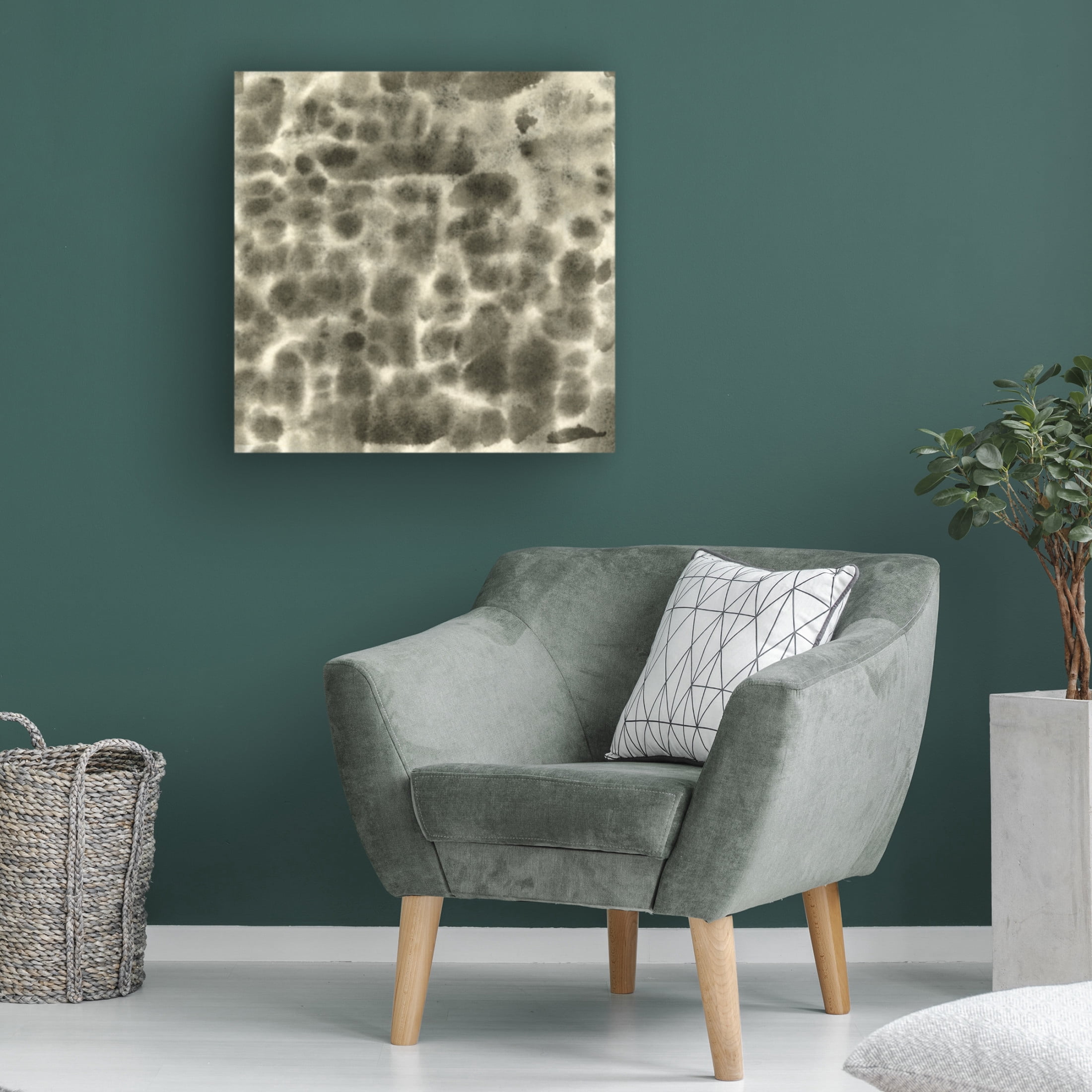 Canvas Wall Art - Emma Caroline 'Leopard Fade II' Wall Art for Living Room, Bedroom, or Office Décor by Trademark Fine Art - 14 x 14 Inches