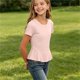 thumbnail image 5 of Camisetas para Niña - Camisetas con Volantes de Manga Corta para Niñas, Blusas de Verano, Uso Diario Escolar, Suaves, Casuales, Cuello Redondo, Camisetas de Manga Corta para Niños, Rosas, 11 Años, 5 of 9