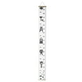 thumbnail image 1 of TIELUTT Growth Chart For Kids Canvas Height Chart Ruler Removable Hanging Wall Ruler Measurement Angle Clamps 30 Table Saw Track Table Saw Extension Rigid Digital Measuring Tape Stud Decking Board, 1 of 6