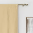 thumbnail image 6 of CUH Beige Blackout Roman Curtains for Kids Bedroom Thermal Insulated Curtains Rod Pocket Tie Up Shade Curtains 1-Panel for Small Windows Bathroom Kitchen (30 x 46 Inches Long), 6 of 7