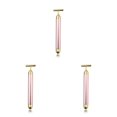 thumbnail image 1 of pitrice Rouleau Facial Vibrant en Forme de T Bâton Raffermissant Soin de la Peau Anti-Rides Masseur Portable à Piles Rose 3Ensemble, 1 of 6