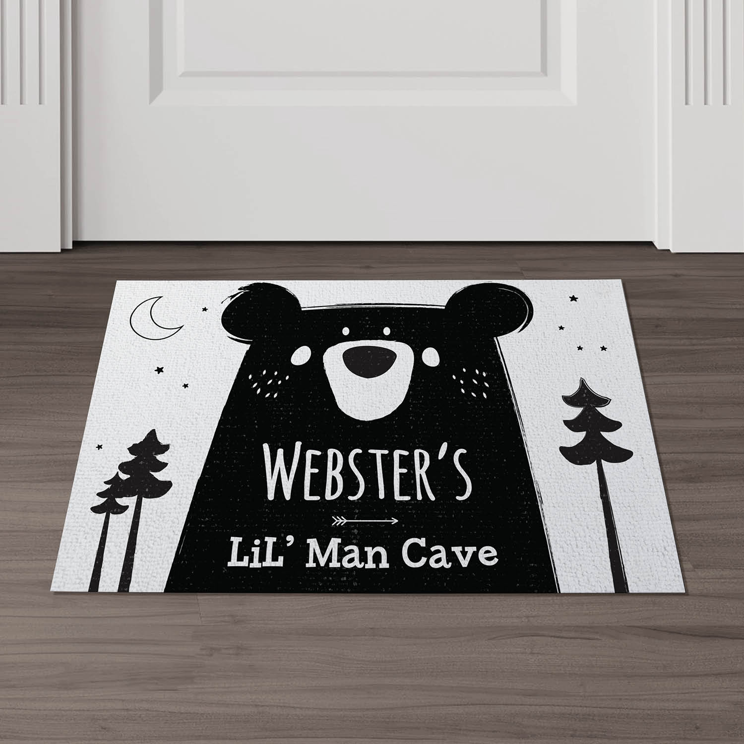 Lil' Man Cave Personalized Doormat