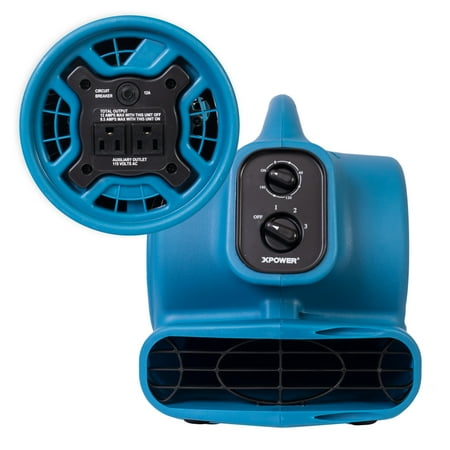 XPOWER Multi-Purpose Mini Mighty Air Mover, Utility Fan, Dryer, Blower