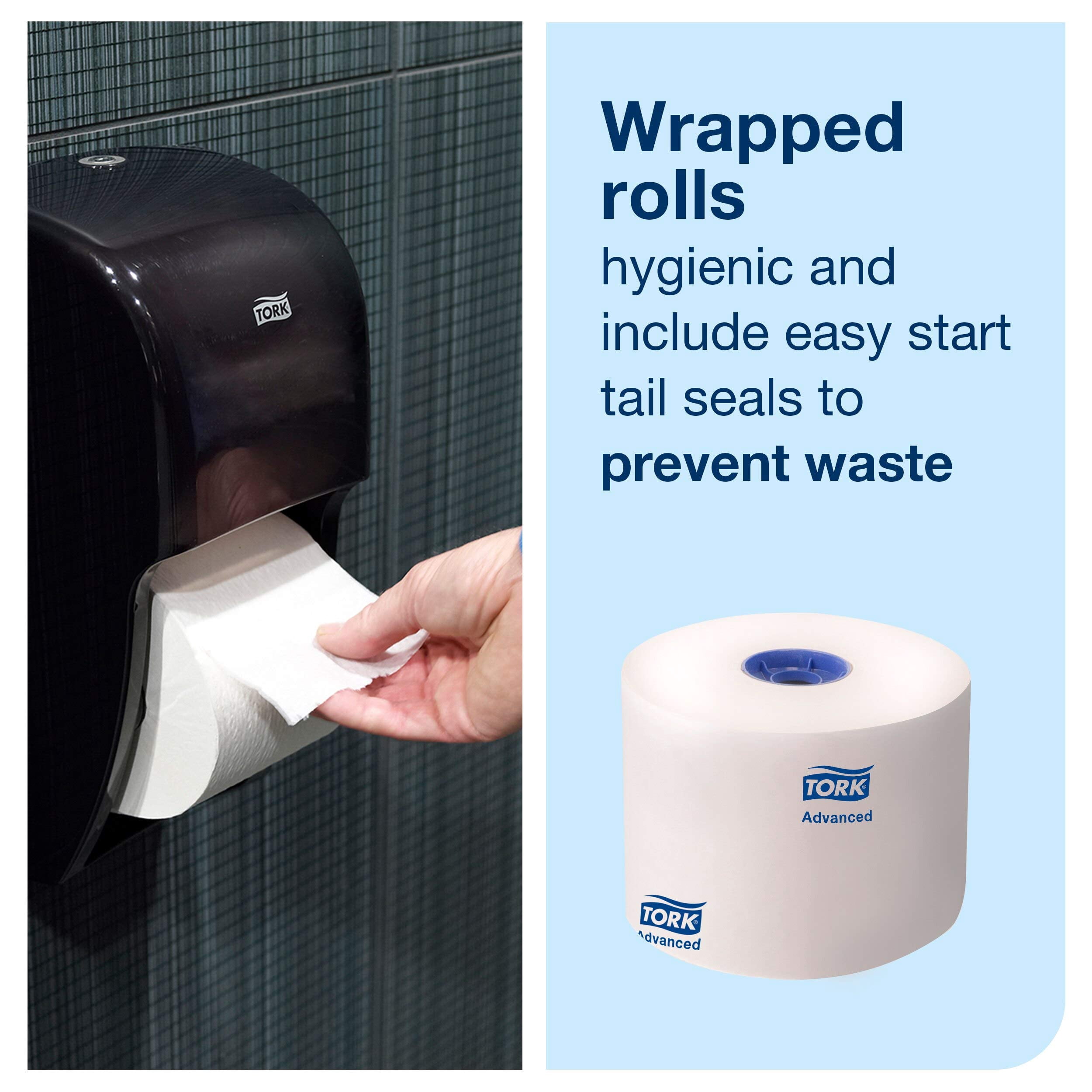 High Capacity Toilet Paper Rolls White T26, 2-Ply Bath Tissue, 36 Rolls 1000 Sheets Per Roll, Commercial Grade for Office Hospital Restroom, 110292A