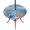 Sage Green, variant on Round Outdoor Tablecloth with Umbrella Hole and Zipper, Blue Coastal Jellyfish Tablecloth with Elastic Waterproof, Country Nautical Ocean Creatures Patio Table Covers for 55" - 60" Pool Tables