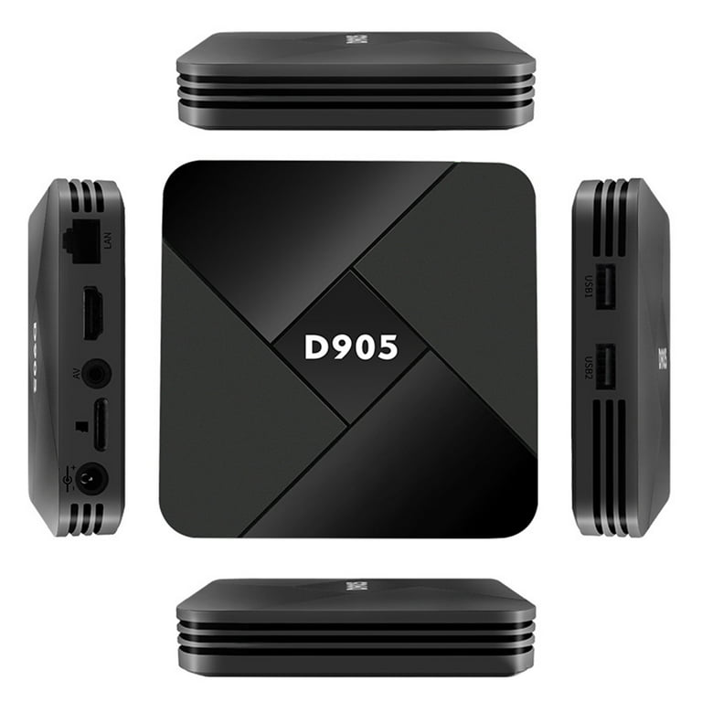 BetterZ D905 Set Top Box High Resolution Multi-interface ABS US/EU/UK Plug  S905 1G 8G 4K Smart TV Box for Android 