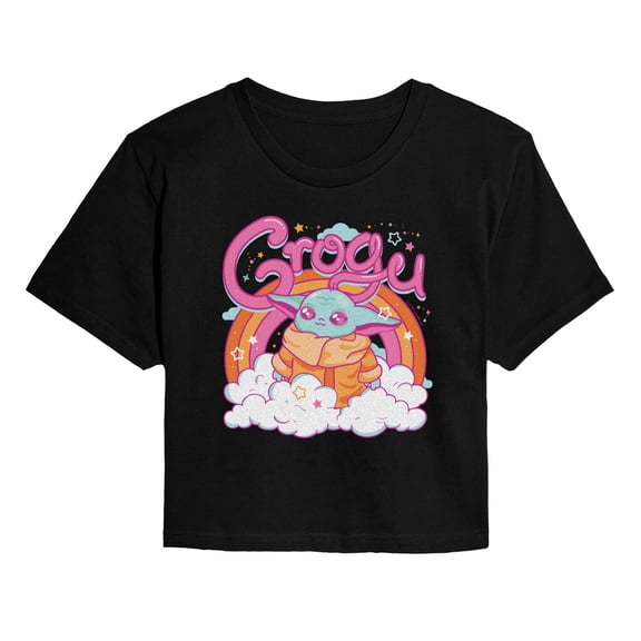 Star Wars - Grogu Kawaii - Juniors Cropped Graphic T-Shirt