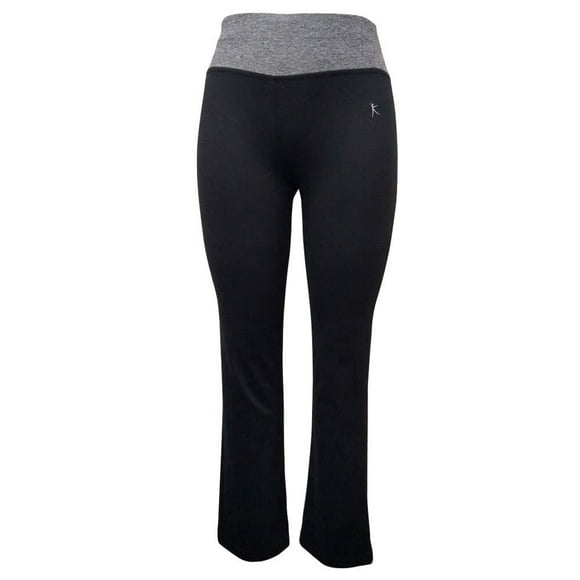 Pants Danskin para Mujer, Negro con Gris Talla G