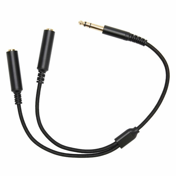 Stereo Male Plugto Dual Female Plug Cable,6.35mm Stereo Male Plug Y Splitter Sound Cable Stereo Splitter Y Cord Best in its Class
