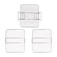 thumbnail image 1 of 1 Set of Practical Stainless Steel Air Fryer Dehydration Racks for Home (Silver), 1 of 8