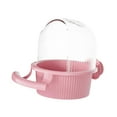 thumbnail image 5 of figatia Bird Food Bowl Cup Waterproof Hanging Bird Feeder for Outdoors Outside Patio Pink, 5 of 8