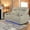 Beige, variant on MCombo 65" Power Reclining Loveseat with Adjustable Headrest for Living Room, Double Recliner Sofa with Armrest Storage & LED Light, Navy Blue