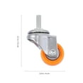 thumbnail image 4 of Milisten 4 Pcs Roulettes Silencieuses pour Meubles Roulettes Industrielles Rotation Silencieuse, 4 of 5