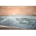 thumbnail image 2 of Murdock, Ramona 32x23 White Modern Wood Framed Museum Art Print Titled - Heavy Seas at Sunset II, 2 of 4
