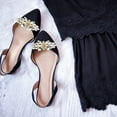 thumbnail image 3 of 2pcs Bridal Shoe Clips Rhinestone Shoe Decorations Wedding Bride Shoe Clips, 3 of 8