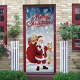 thumbnail image 2 of Christmas door stickers Simulated Christmas tree stickers Festive party decoration wallpaper wall stickers(Style 8), 2 of 5