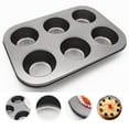 thumbnail image 3 of Kiplyki Carbon steel Half Mould DIY Chocolate Cupcake Cake Muffin Baking Mold, 3 of 9