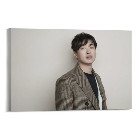 Korean Famous Actor AHN Jae-Hong Canvas Posters Wall Art Bedroom Office Room Decor Gift