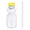 Yellow With straw, variant on Ruanlalo 230ml Plastic Bear Bottle Cup with Flip Top Lid Mini Bear Shape Jar Empty Coffee Beer Drink Container for Juice Candy Milk Storing Dispensing
