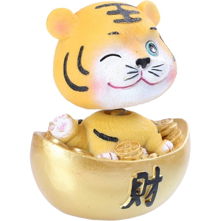 CHIKEN 2022 Miniature Tiger Figures Chinese Zodiac Year Tiger Ornament