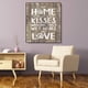 thumbnail image 3 of Cuadros Decorativos 5D DIY diamante pintura mosaico punto de cruz decoración del hogar (LG024 HOME KISSES) Ehuebsd embutido en tela, 3 of 9