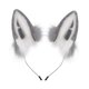 thumbnail image 5 of Diadema con orejas de zorro, decoración creativa estilo Lolita, regalo divertido para cosplay, carnaval o cumpleaños. Blanco Gris, 5 of 9
