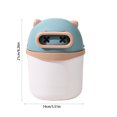 thumbnail image 3 of Rkxzt Mini Desktop Garbage Can, Cute Sundries Bin with Lid for Dormitory Desk, Waste Paper Basket for Office, Living Room, or Student Use, 3 of 6