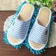 thumbnail image 1 of Tamaño 40 para limpiar el suelo de microfibra de chenilla extraíble perezoso piso fregona zapatillas de los hombres y las mujeres de barrido en casa en silencio, 1 of 4