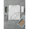 thumbnail image 3 of Abstract Crystal Sketch T-Shirt Men -Image by Shutterstock, Male Medium, 3 of 4
