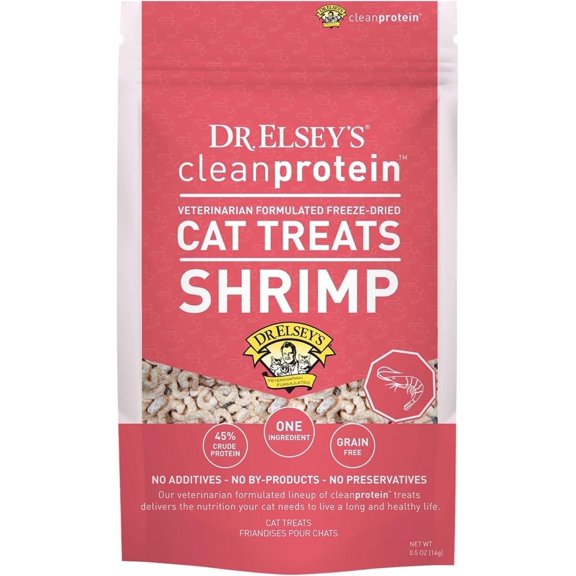 Dr. Elsey's® Freeze-Dried Shrimp Flavored Soft Treats for Cats, 0.5 oz Pouch