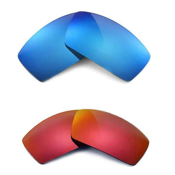 New Walleva Polarized Red Blue Replacement Lenses For Oakley Canteen(2013&before)  Sunglasses
