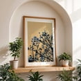 thumbnail image 4 of Beckon the Blue - Philadelphia Pennsylvania Photography Silhouette Abstract Floral Minimalist Botanical Nature Surrealism Oak Framed Wall Art Print 12 x 18 inches, 4 of 59