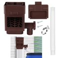 thumbnail image 1 of MISDENK Rain Barrel Diverter Kit, Downspout Diverter Fits for 2x3 or 3x4 Inch Gutter Downspouts, Rainwater Collection System with Adjustabl, 1 of 6