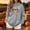 Gray, variant on Ynynloco Halloween Sweatshirts Women Cute Ghost Shirt: Oversized Fall Pumpkin Sweater Spooky Hoodie Top