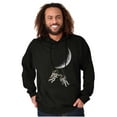thumbnail image 5 of Funny Space Astronaut Moon Swing Hoodie Sweatshirt Women Men Brisco Brands S, 5 of 6