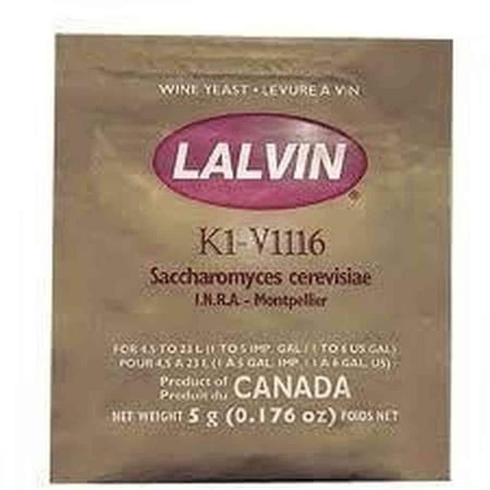 Lalvin K1V-1116 Wine Yeast 5 Gram
