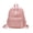 Pink-PK Home Decor, variant on Preppy Style Corduroy Backpack with Large Capacity, Lightweight Daypack with Multiple Compartments Fits 15-Inch Laptop for Travel and Outdoor Use, 11.81 x 9.45 x 3.54 Inch