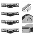 4pcs Sliding Door Wheel Wardrobe Wheel Pulley Track Rail Roller