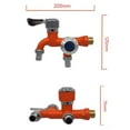 thumbnail image 2 of Dual Control Faucets Double Outlets Water Tap Universal Interface Connector Sink Faucets Home Bathroom Hose, 2 of 7
