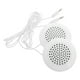 thumbnail image 1 of 2 minialtavoces portátiles con conector de 3,5 mm para reproductor de MP3, MP4 y CD, ideal para viajes y como almohada de dormir, color blanco., 1 of 6