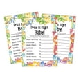 thumbnail image 1 of Inkdotpot 50 SheetDinosaur Jungle Animals Guess If The Price Is RightBaby Shower GamePartyIdea, 1 of 5