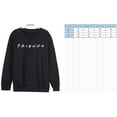 thumbnail image 5 of US Womens FRIENDS Print Hoody Sweatshirt Slouch Pullover Sweater Jumper Tops, 5 of 5