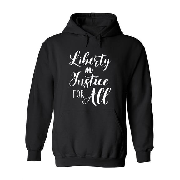 Liberty And Justice Hoodie Women -Image by Shutterstock, Female XX-Large