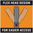 thumbnail image 3 of GEARWRENCH GearBox 12 Pt. XL Flex Head Double Box Ratcheting Wrench, 21mm - 86021, 3 of 5